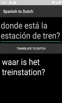 Spanish to Dutch Translator android App screenshot 0