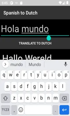 Spanish to Dutch Translator android App screenshot 2