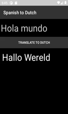 Spanish to Dutch Translator android App screenshot 3